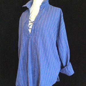 Free people oversized cotton shirt